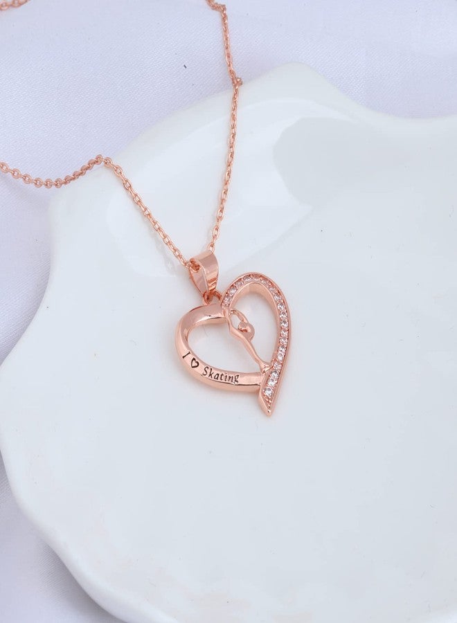 BNQL Figure Skating Necklace - Ice Skater Jewelry for Skate Lover Gifts - Image 5