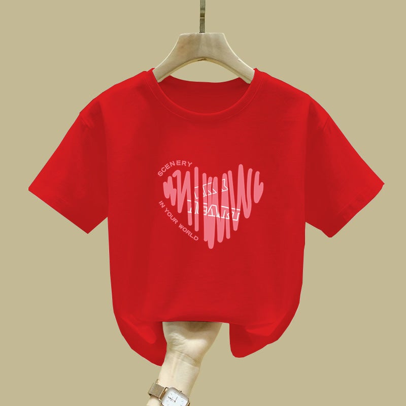 2272# Children'S Casual All-Match Short-Sleeved Boys And Girls Cartoon Printed Short-Sleeved Baby T-Shirt Trendy - Image 1