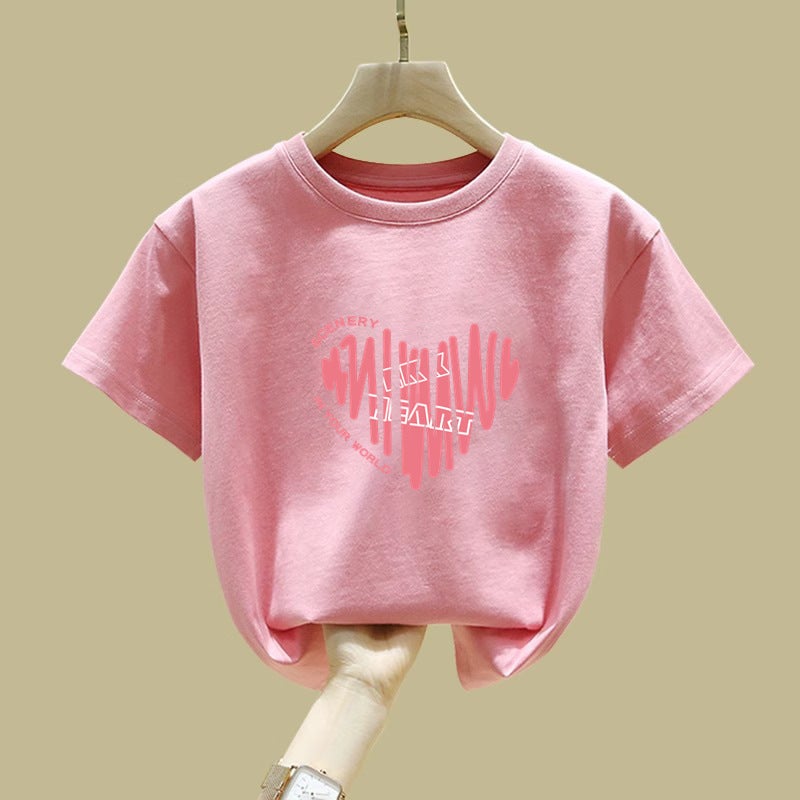 2272# Children'S Casual All-Match Short-Sleeved Boys And Girls Cartoon Printed Short-Sleeved Baby T-Shirt Trendy - Image 2