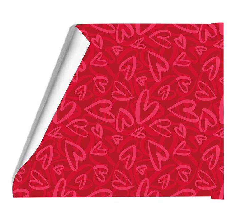 wrapping paper for Valentine C,1 sheet, size (50 x 70).