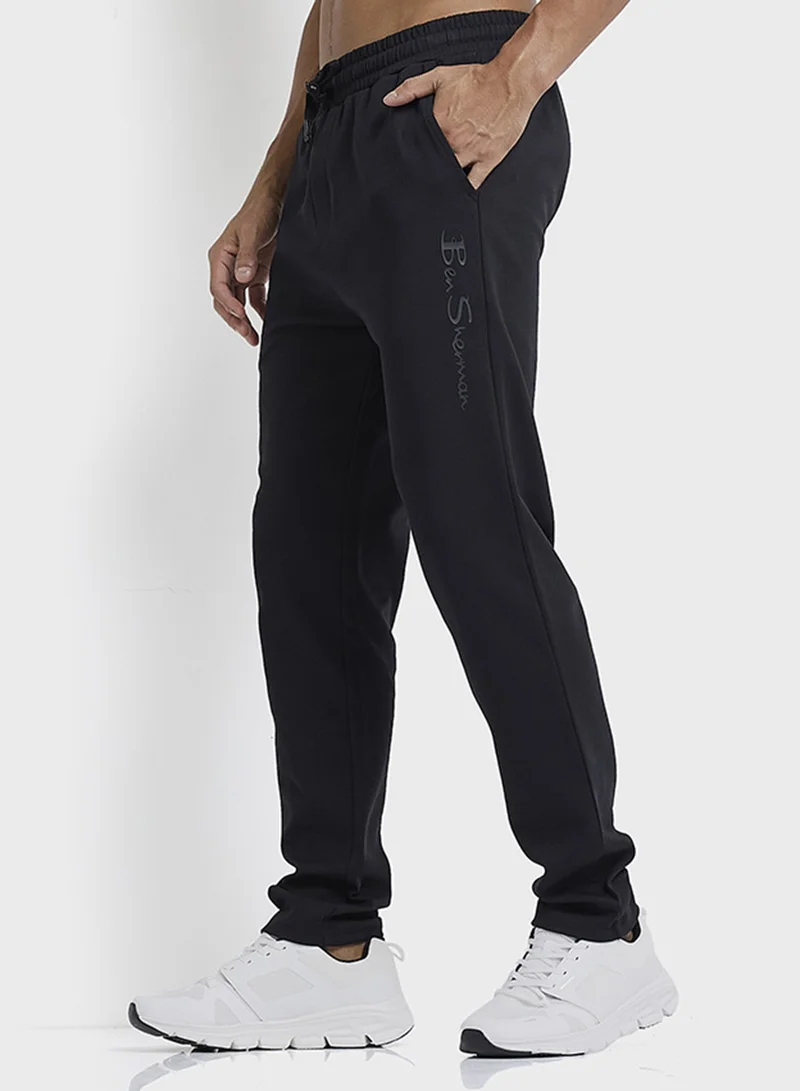 Ben Sherman Elastic Waistband Knitted Joggers