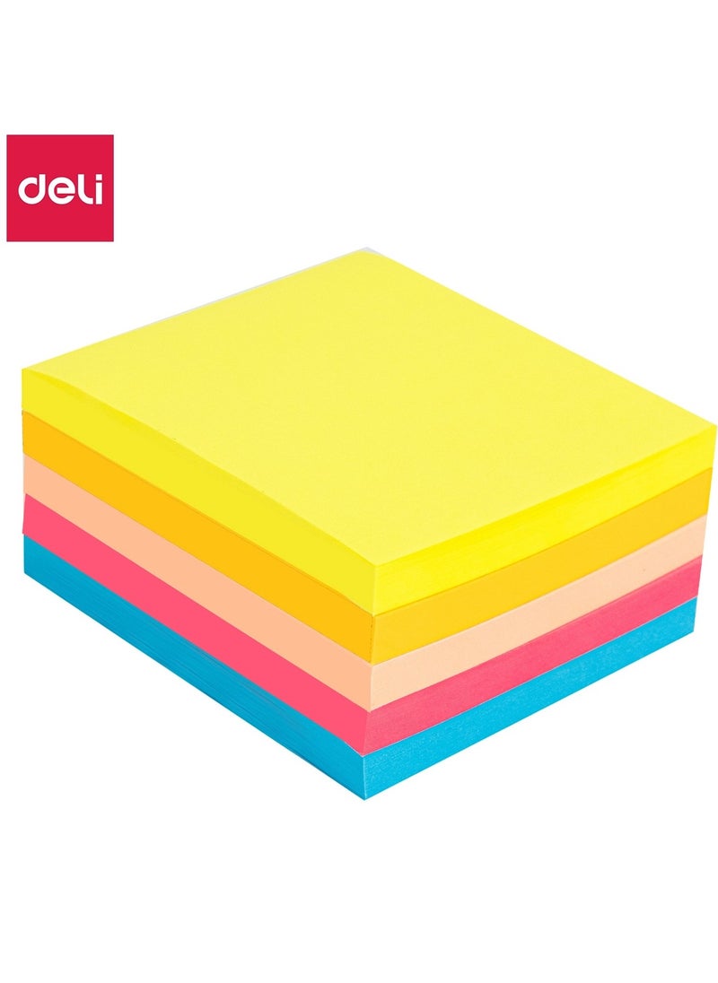Deli 400-Piece Sticky Notes 3x3 Inch Size Multicolour  - Image 1