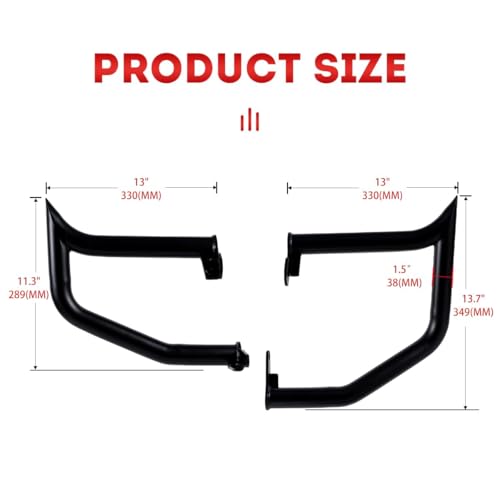 Gamyipp 1.5" Crash Bar Engine Guard Highway Freeway Bar for Honda Rebel 1100 DCT CMX 1100 CMX1100 2021 2022 - Image 5