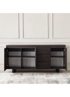 Home Box خزانة جانبية بثلاثة أبواب و3 أدراج من إندوس، 45 × 85 × 190 سم  - Image 5