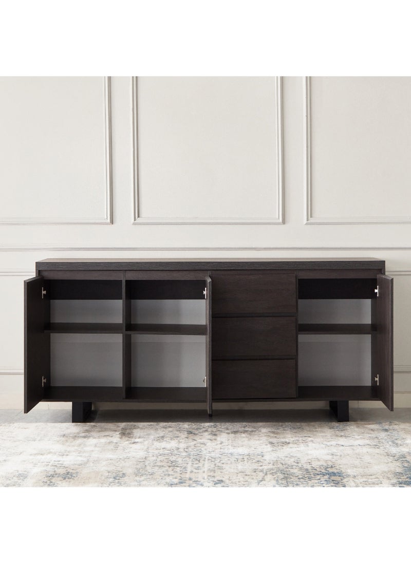 Home Box Indus 3-Door Sideboard with 3 Drawers 45 x 85 x 190 cm  - Image 5