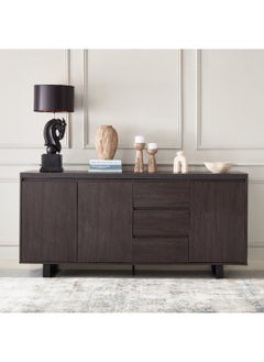 Home Box خزانة جانبية بثلاثة أبواب و3 أدراج من إندوس، 45 × 85 × 190 سم  - Image 2