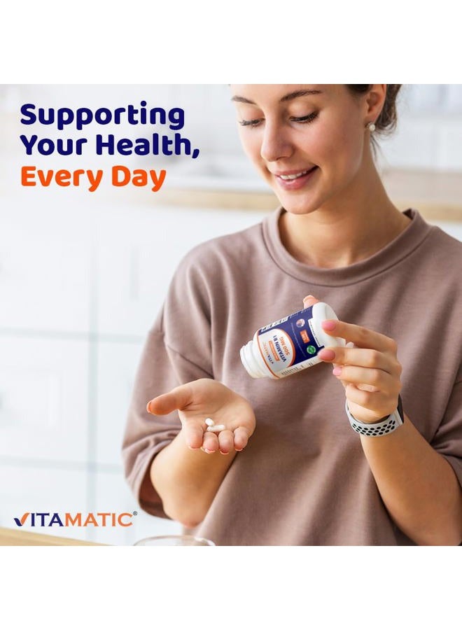 Vitamatic Vitamin B1 (Thiamine) 500mg, 120 Capsules - Image 4