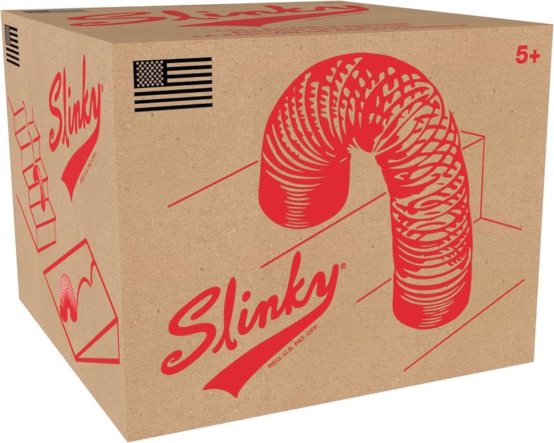 Slinky Just Play Collector’s The Original Walking Spring Toy, Black Metal , Toys for 3 Year Old Girls and Boys, Party Favors, Fidget Toys - Image 5