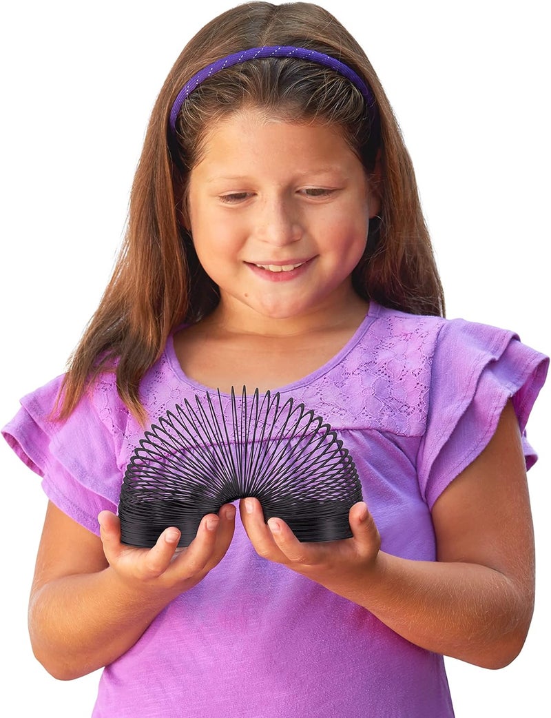 Slinky Just Play Collector’s The Original Walking Spring Toy, Black Metal , Toys for 3 Year Old Girls and Boys, Party Favors, Fidget Toys - Image 2