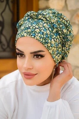 Aişe Tesettür Aisha Hijab Twist Ready Made Bonnet - 40304