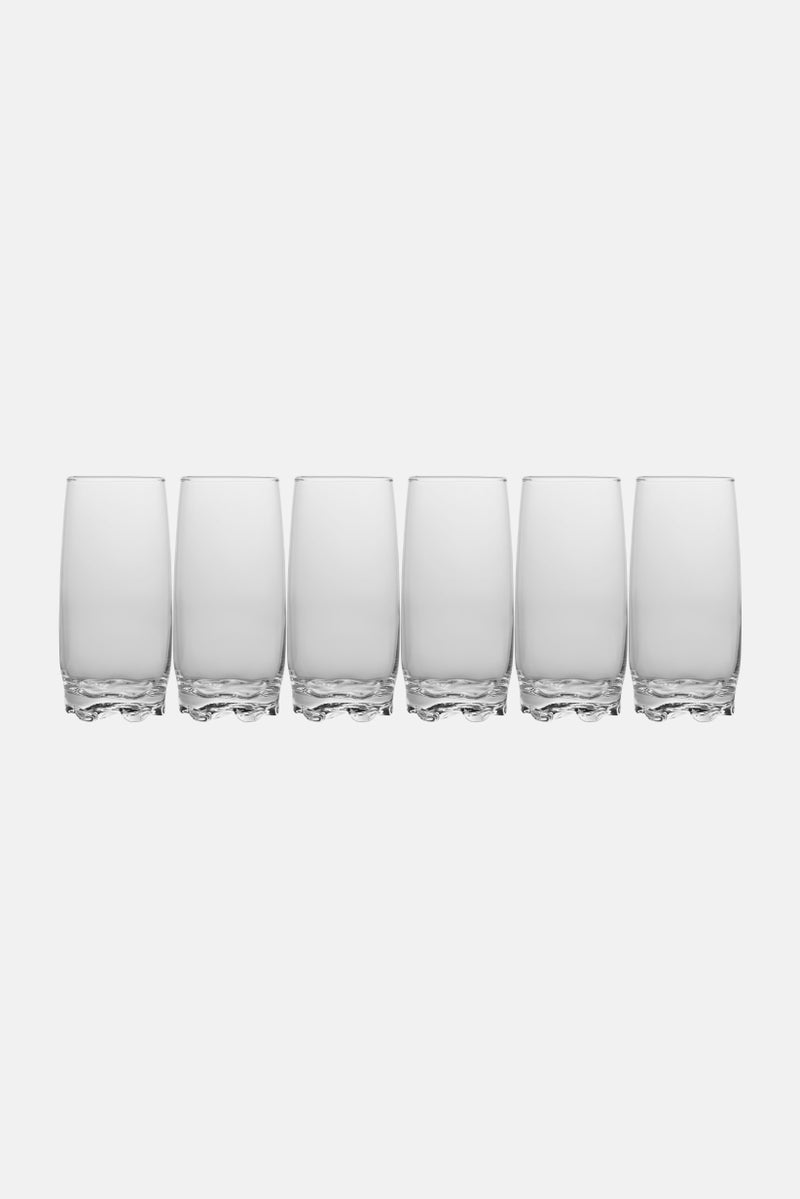 LAV 6 Pieces Hi-Ball Tumbler Glass 390 Ml - Image 1