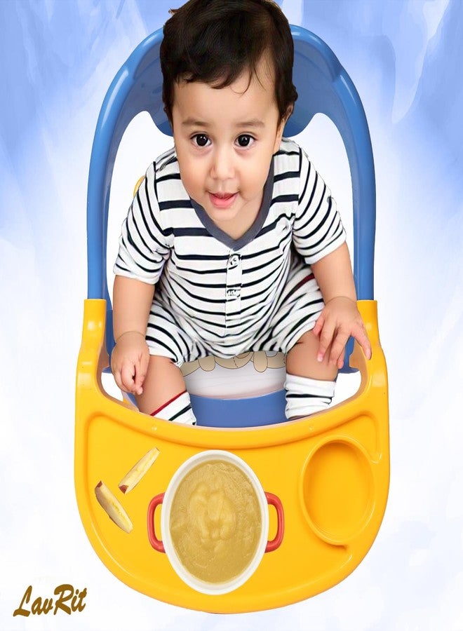 LavRit Plastic Baby Feeding Chair, with Tray Chair/Booster Plastic Chair for Kids/Feeding Chair for Kids,Portable Eating/Safe Chair(1-3 Years)/Upto 20 Kgs - Image 4