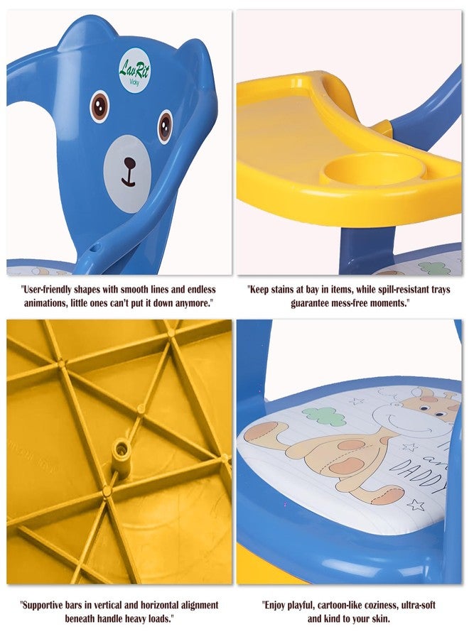 LavRit Plastic Baby Feeding Chair, with Tray Chair/Booster Plastic Chair for Kids/Feeding Chair for Kids,Portable Eating/Safe Chair(1-3 Years)/Upto 20 Kgs - Image 2