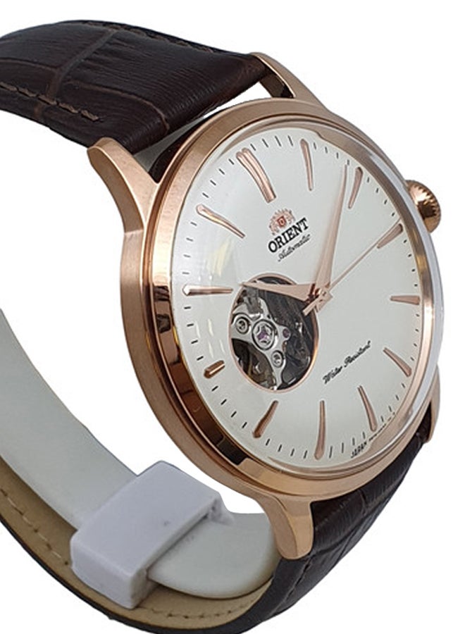 ORIENT Men Bambino Classic Open Heart Dial Analog Watch RA-AG0001S00C - Image 3