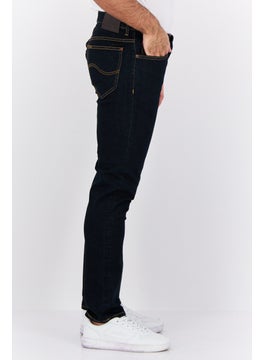 LEE Men Slim Fit Solid Stretchable Straight Leg Jeans, Black  - Image 2