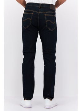LEE Men Slim Fit Solid Stretchable Straight Leg Jeans, Black  - Image 3