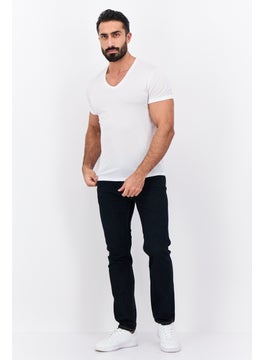 LEE Men Slim Fit Solid Stretchable Straight Leg Jeans, Black  - Image 4