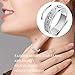 OreilleStar Anxiety Ring for Women Spinner Ring Fidget Ring Stainless Steel Fidget Toys Adults Spinner Rings Fidget Ring Men Silver Size 10 - Image 4