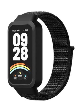حزام نايلون متوافق مع سوار Xiaomi Mi Band 9 Active ناعم قابل للتعديل للرجال والنساء - view 2