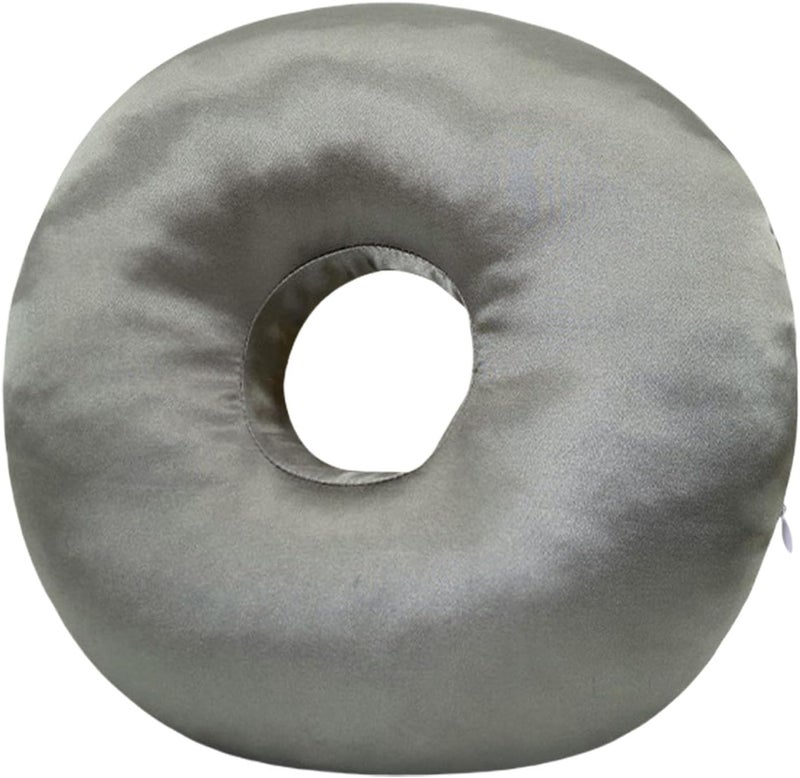 Ergonomic Ear Protections Pillow Sedding Dark Grey Ventilated Center For Side Sleepers - Image 1
