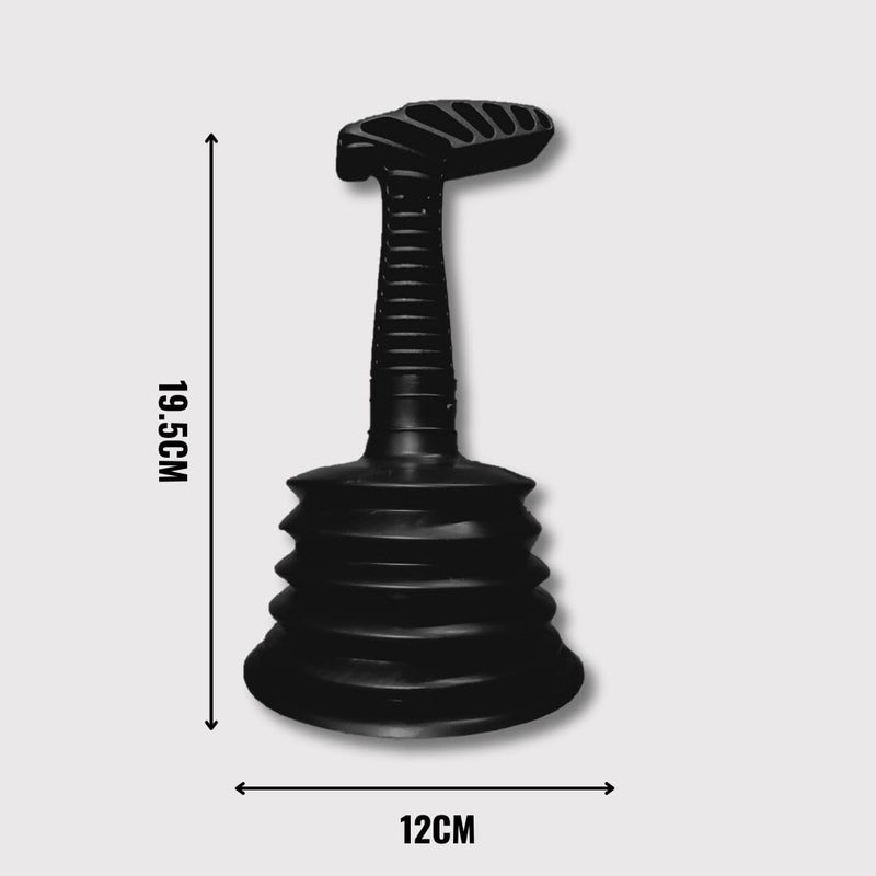 ISTARA Istara Drain Unblocker Cleaner Sink Plunger Cleaning Pump for Kitchen Sink Toilet Bathroom Round Shape Holder Toilet Plunger Household Dredging Bathroom Accessories for Kitchen  - Image 2