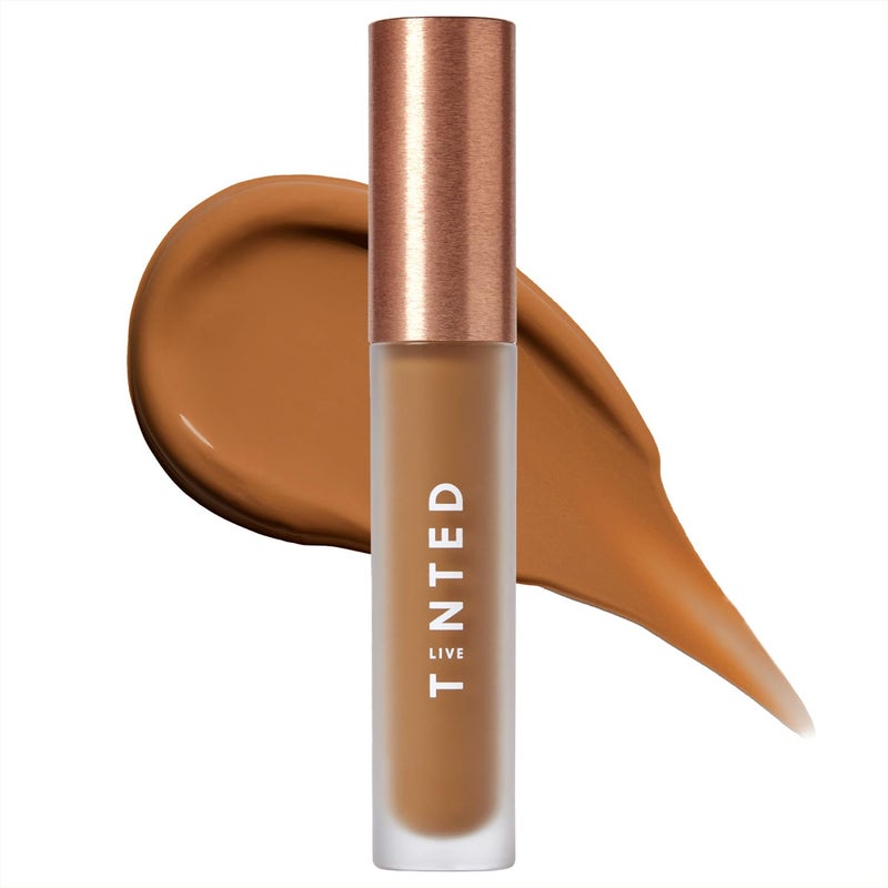 Live Tinted Hueskin Serum Concealer - Medium-to-Full Coverage Concealer with Niacinamide, & Hyaluronic Acid for Dark Circles, Fine Lines & Wrinkles, Buildable Long-Lasting Formula, 0.35 oz - Shade 5 - Image 2