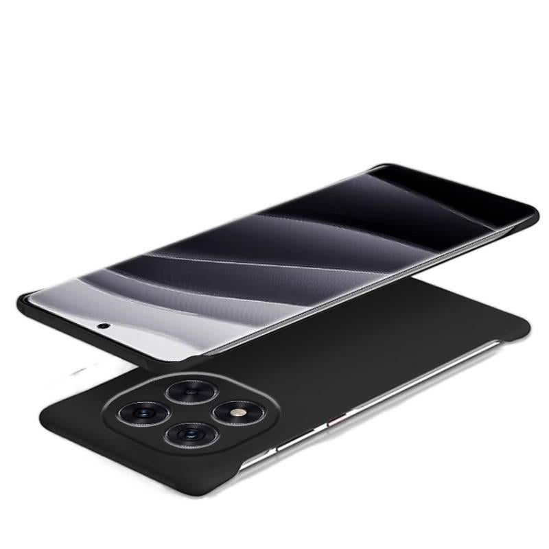 غطاء واقي بGlass لـ Redmi Note 14 مع تصميم بدون إطار وحماية من السقوط مع مقاوم للصدمات مع ملمس غير لامع مع تصميم نصف تغطية باللون أسود للاستخدام الداخلي للرحلات اليومية - Image 4