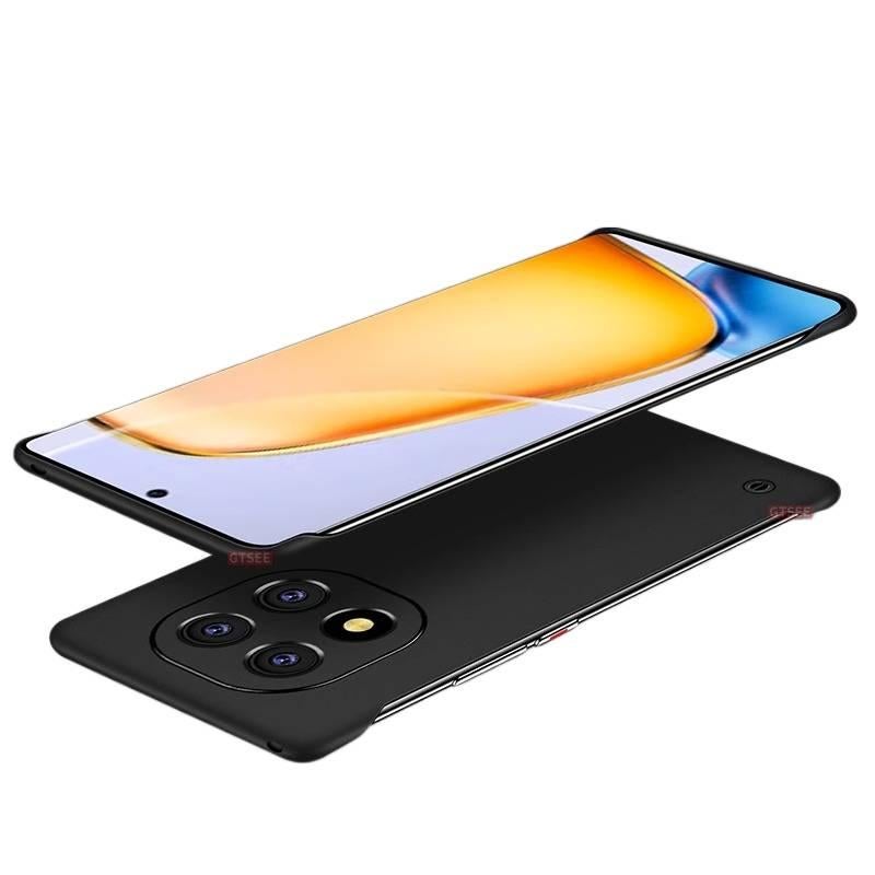 غطاء واقي بGlass لـ Redmi Note 14 مع تصميم بدون إطار وحماية من السقوط مع مقاوم للصدمات مع ملمس غير لامع مع تصميم نصف تغطية باللون أسود للاستخدام الداخلي للرحلات اليومية - Image 1