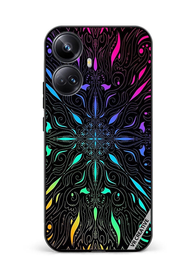 VR CREATIVE Protective Case Cover For Realme 10 Pro Plus Mandala Design Multicolour - Image 1