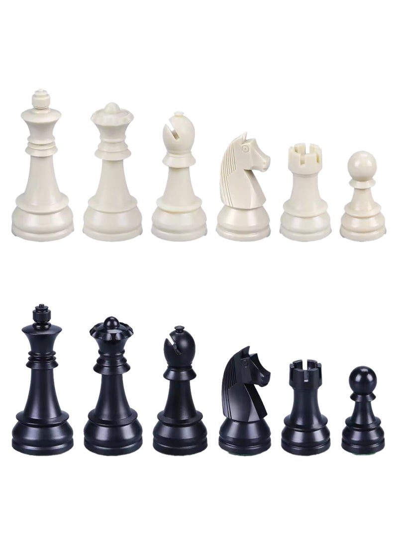 LEAP TF-HCP01 ABS triple weighted chess set (Height: King 95mm, 34 pcs/set) 