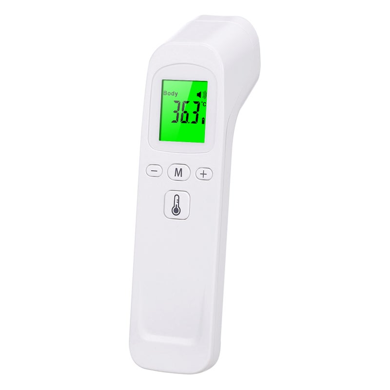 Non-contact Infrared Thermometer 3-Color Backlight LCD Display ℃/ ℉ Digital Accurate Forehead Thermometers Body Object Temperature Fast Measuring 32 Groups Recall for Kids Adults Home Office