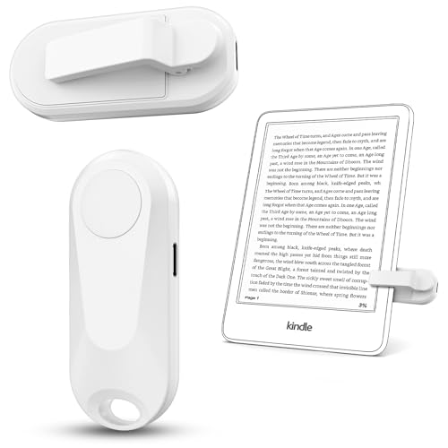 DATAFY Remote Control Page Turner for Kindle Paperwhite Oasis Kobo eReaders, Camera Camcorder Remote Controls, Page Turner Clicker for ipad Tablets Reading Novels with Wrist Strap Storage Bag - Image 1