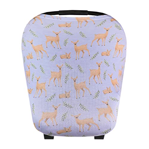 Copper Pearl Nursing Cover MultiUse Cover for Baby Girl or Boy Car Seat Cover Stroller Cover Breastfeeding Cover Up for Women Doe - Image 1