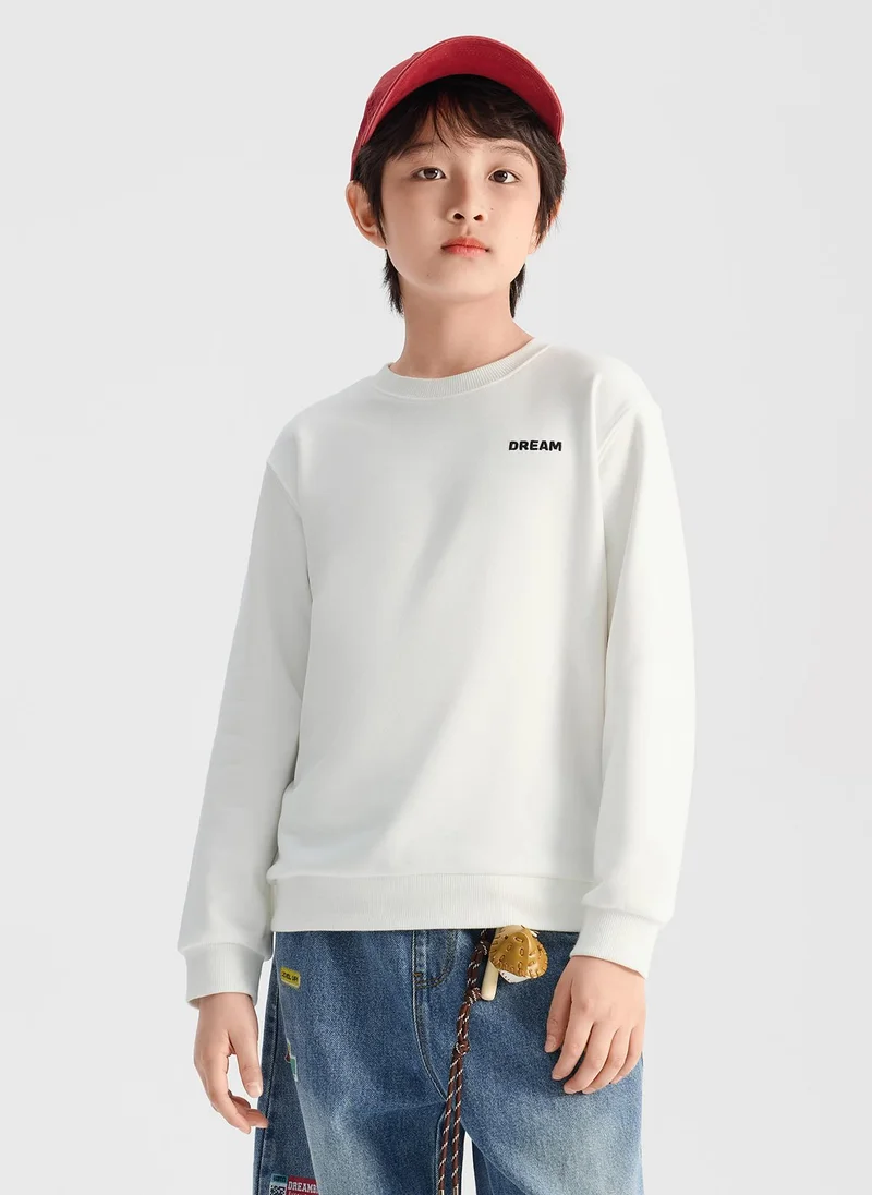 Balabala Kids Unisex Round neck sweatshirt