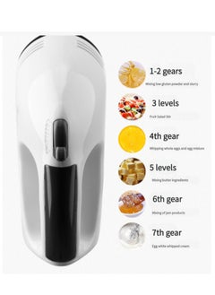 Generic Hand Mixer, Electric Cake Whisk Food Mixer for Baking Self-Control/Turbo Boost + 4 Stainless Steel Accessory Food Beater for Cake Bread  - Image 5