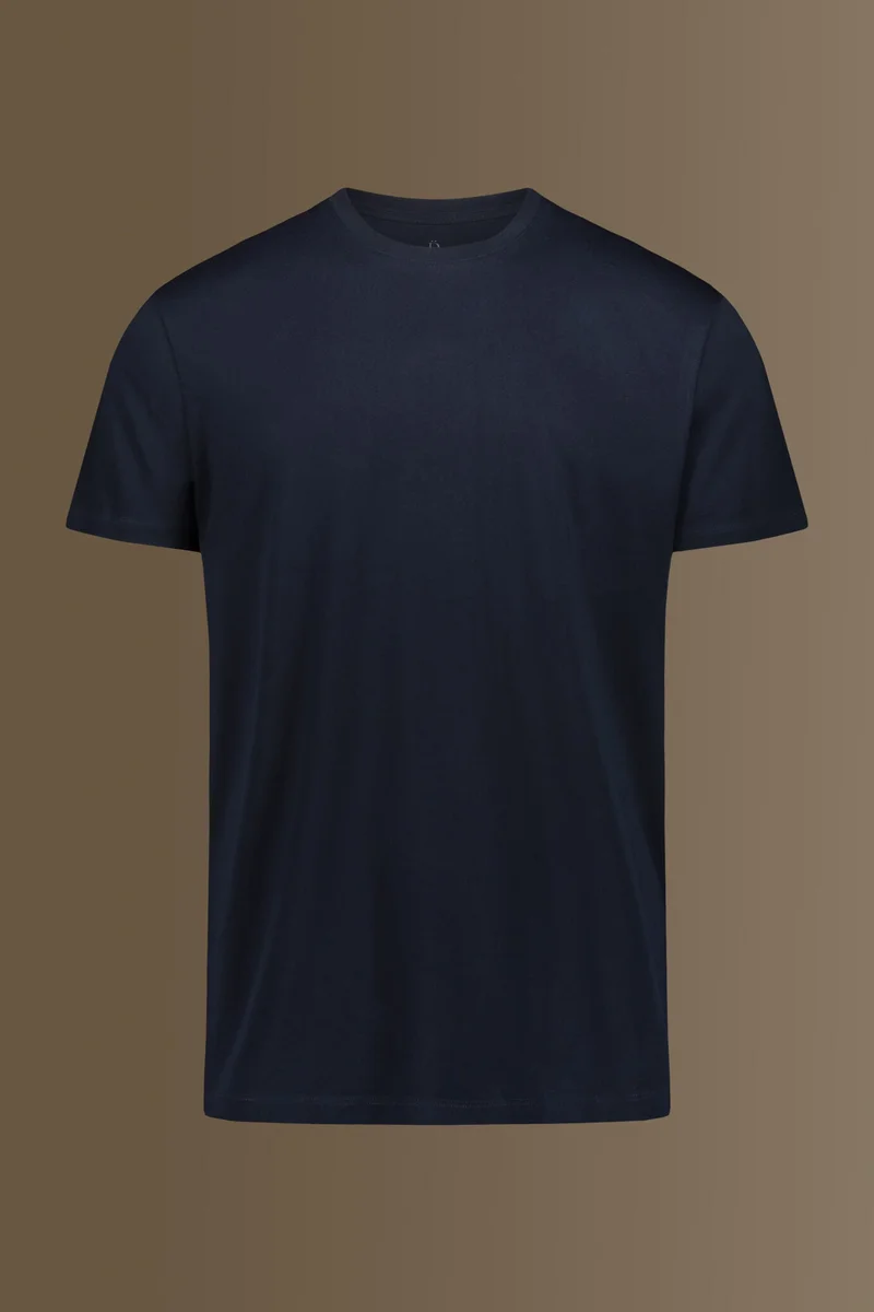 Doppelganger Blue T-shirt 100% pure supima cotton - DK Blue for Men | Best Price UAE