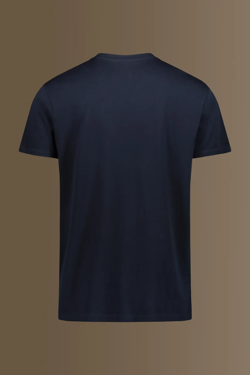 Doppelganger Blue T-shirt 100% pure supima cotton - DK Blue for Men | Best Price UAE