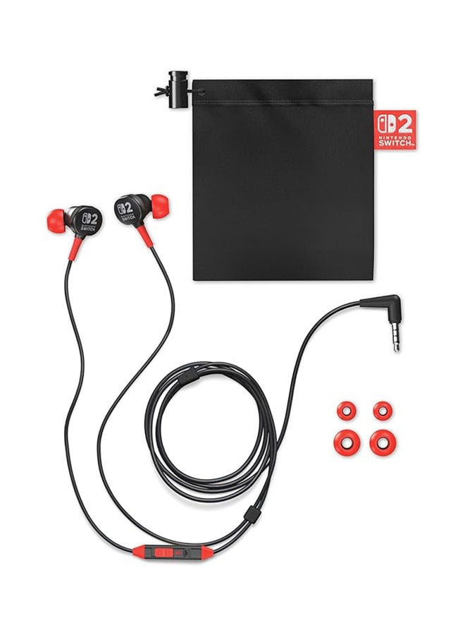 PowerA Switch 2- Black Wired Earbuds - Image 5
