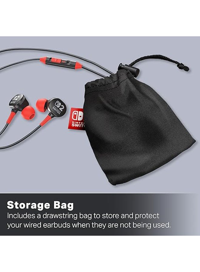 PowerA Switch 2- Black Wired Earbuds - Image 4