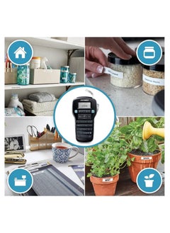 Dymo Dymo LabelManager 160 Label Maker | Handheld Label Printer with QWERTY Keyboard | Includes Black & White D1 Label Tape (12mm) | for Home & Office  - Image 2