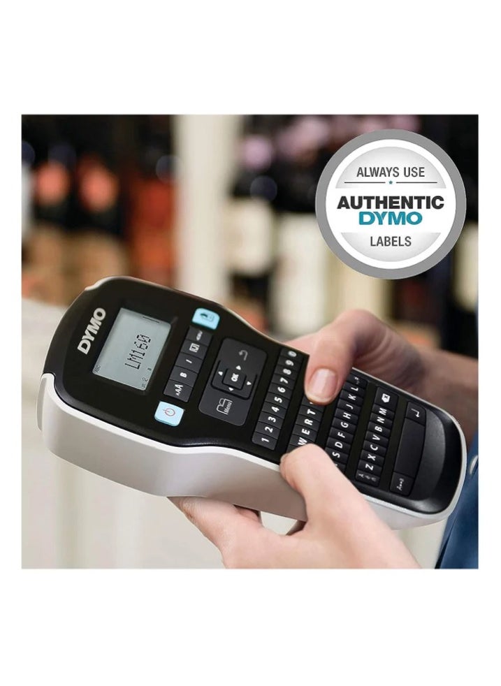 Dymo - Dymo LabelManager 160 Label Maker | Handheld Label Printer with QWERTY Keyboard | Includes Black & White D1 Label Tape (12mm) | for Home & Office - Image 1