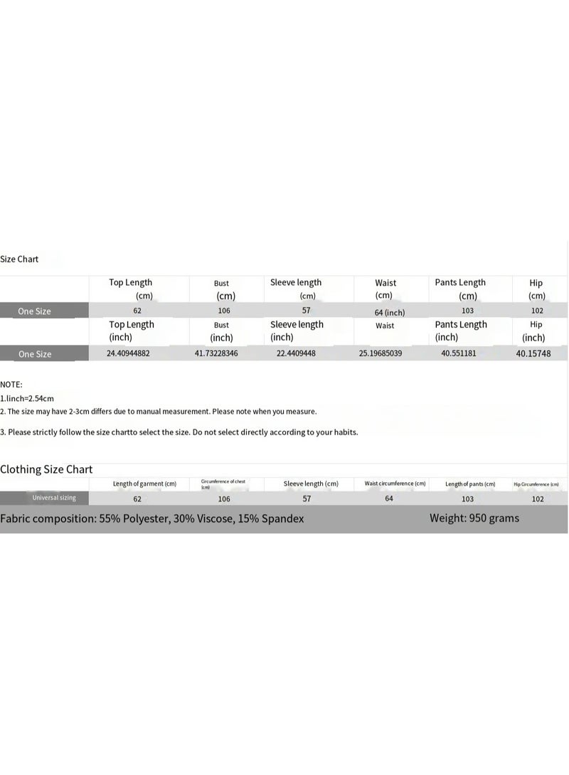 general 2025-2026 Autumn-Winter Fashion Solid Color Loose Hem Open-Weave Knit Set for Women - Image 2