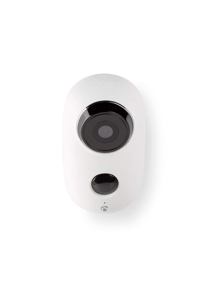 NEDIS (Designed in Netherlands) Wireless Wi-Fi 720p HD Two Way Communication IP Camera, White