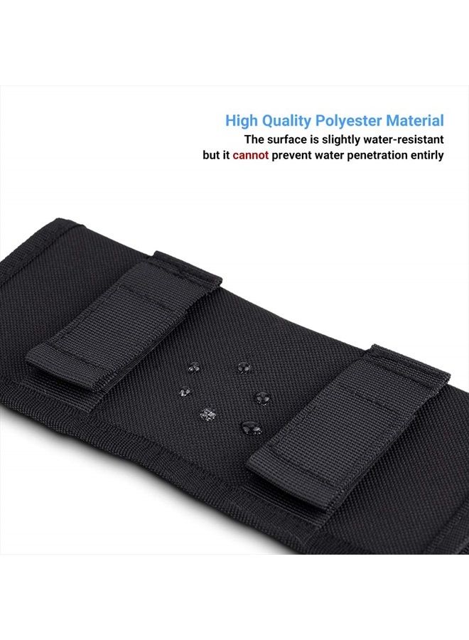 JJC (6 Pockets) Camera Battery and SD Card Pouch Holder for 18650 x 8, AA, LP-E6N LP-E6NH LP-E17 EN-EL14 EN-EL15 NP-FW50 NP-FZ100 NP-W126S Battery,Suitable for Canon M50 Mark II 5DM4 6DM2 80D Sony A7R IV - Image 5