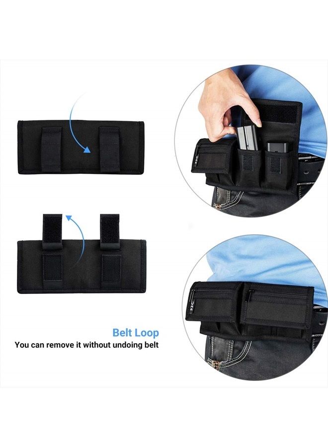 JJC (6 Pockets) Camera Battery and SD Card Pouch Holder for 18650 x 8, AA, LP-E6N LP-E6NH LP-E17 EN-EL14 EN-EL15 NP-FW50 NP-FZ100 NP-W126S Battery,Suitable for Canon M50 Mark II 5DM4 6DM2 80D Sony A7R IV - Image 2