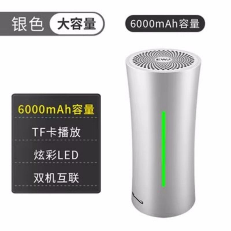 Ewa/Sound For Love A115 Bluetooth Speaker Wireless Box Play Time Long Bass Small Steel Cannon Small Large Volume - Image 3