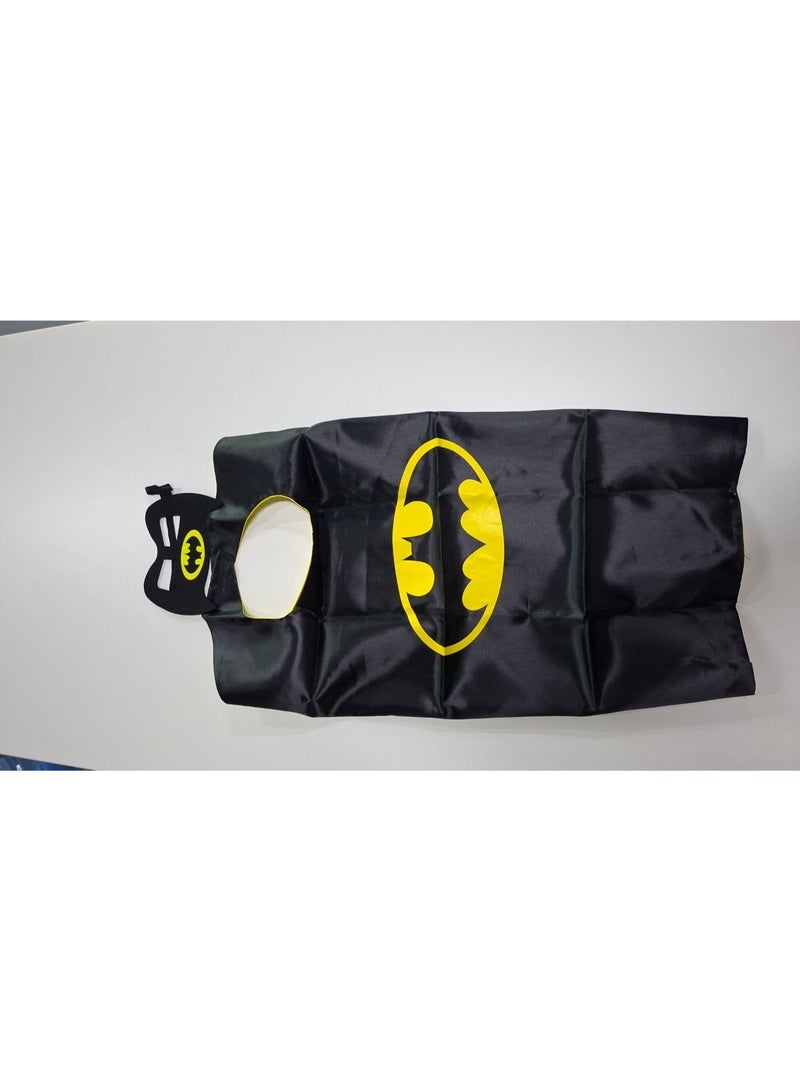 DC Comics Batman Costume Set – Bat Logo & Mask with Gift Box | Superhero Dress-Up for Kids | Halloween & Party. - Image 1