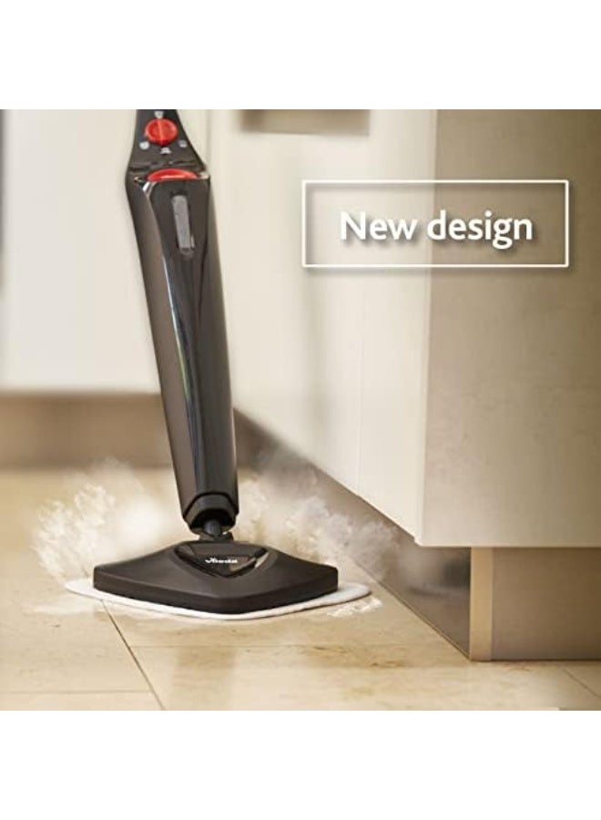 Vileda Steam PLUS | steam mop ; steam cleaner for a hygienic cleaning performance ; up to 99.9% bacteria and virus removal ; ideal for carpets and rugs ; for all floors ; no use of harsh chemicals - Image 2