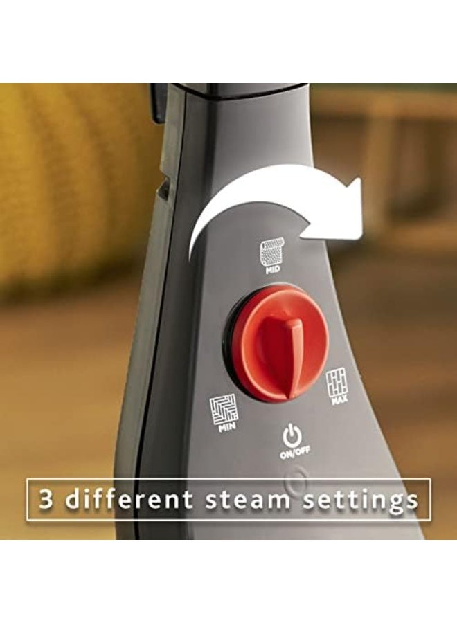 Vileda Steam PLUS | steam mop ; steam cleaner for a hygienic cleaning performance ; up to 99.9% bacteria and virus removal ; ideal for carpets and rugs ; for all floors ; no use of harsh chemicals - Image 5