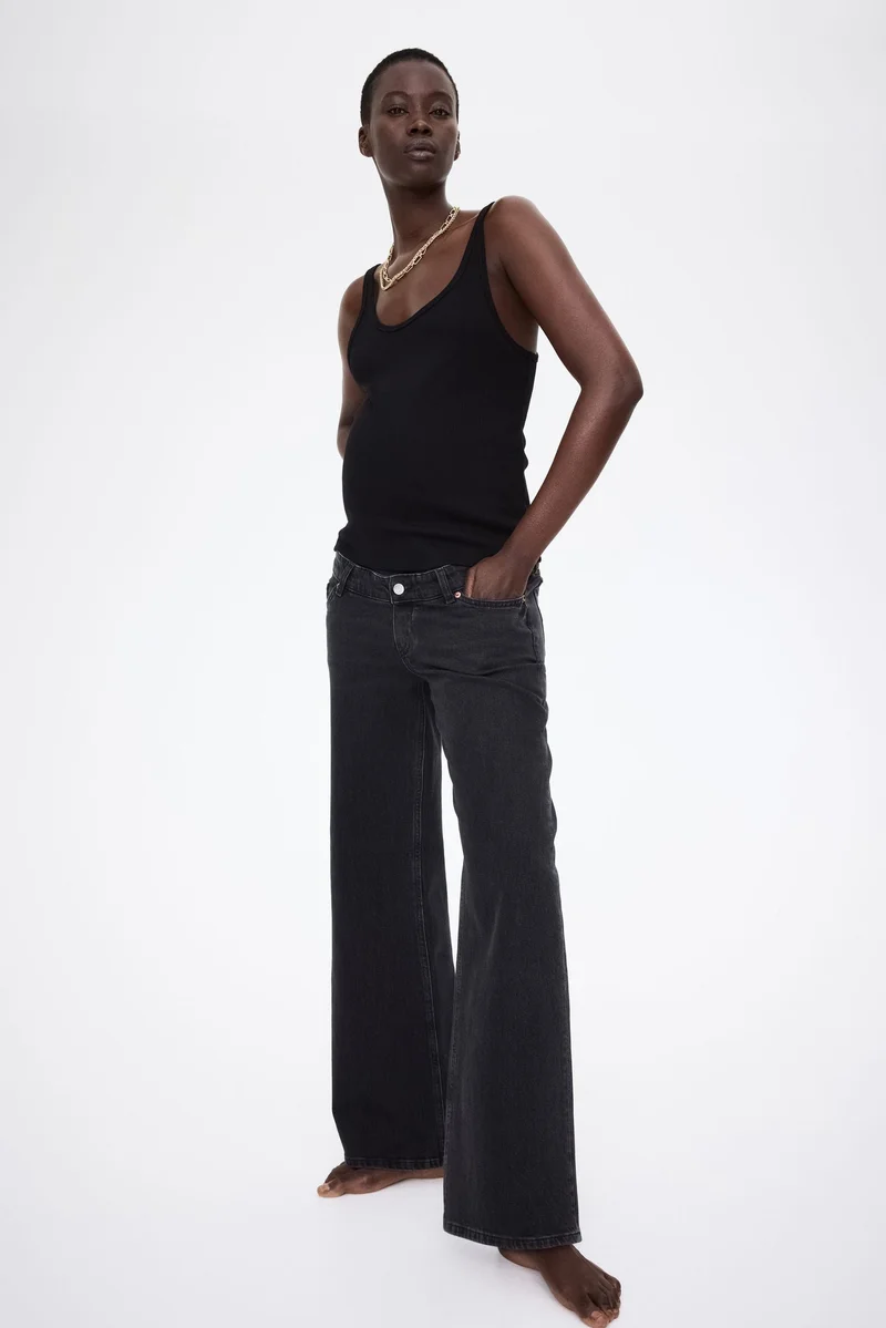 اتش اند ام جينز بخصر عريض من تشكيلة ماما